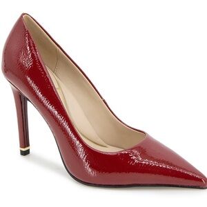 Elegant Red Patent Leather Pumps
